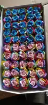 Colorful soap, rose, handcrafted decorative gifts and ornaments, home wedding decoration, simulated flower heads Diy details Picture